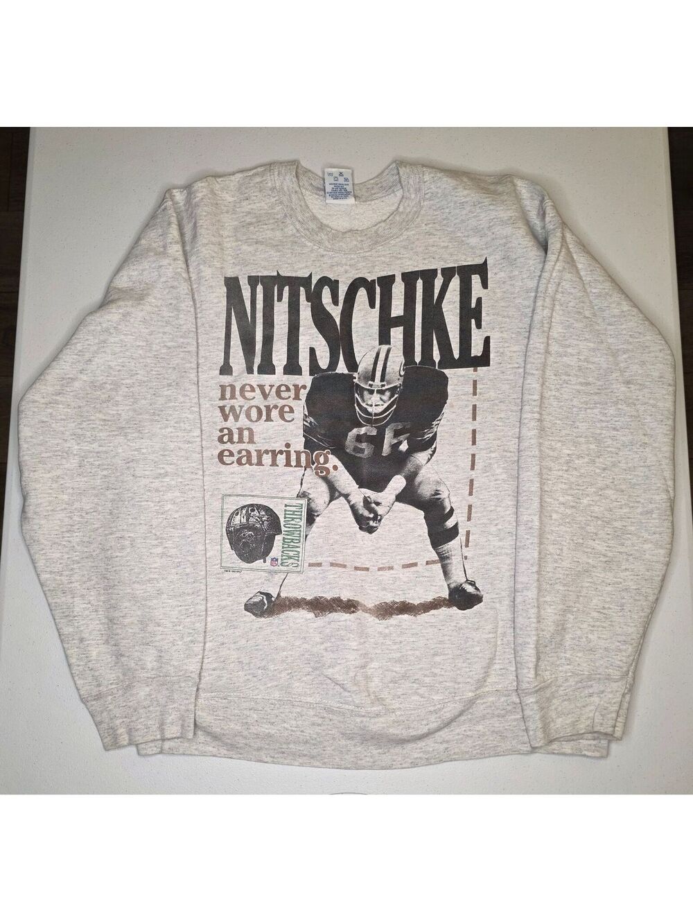 1993 NFL Green Bay Packers Ray Nitschke Crewneck